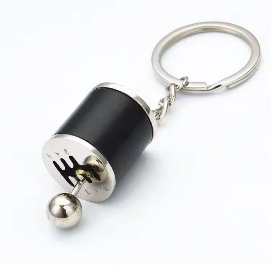 Manual Gear Shift Fidget Keychain