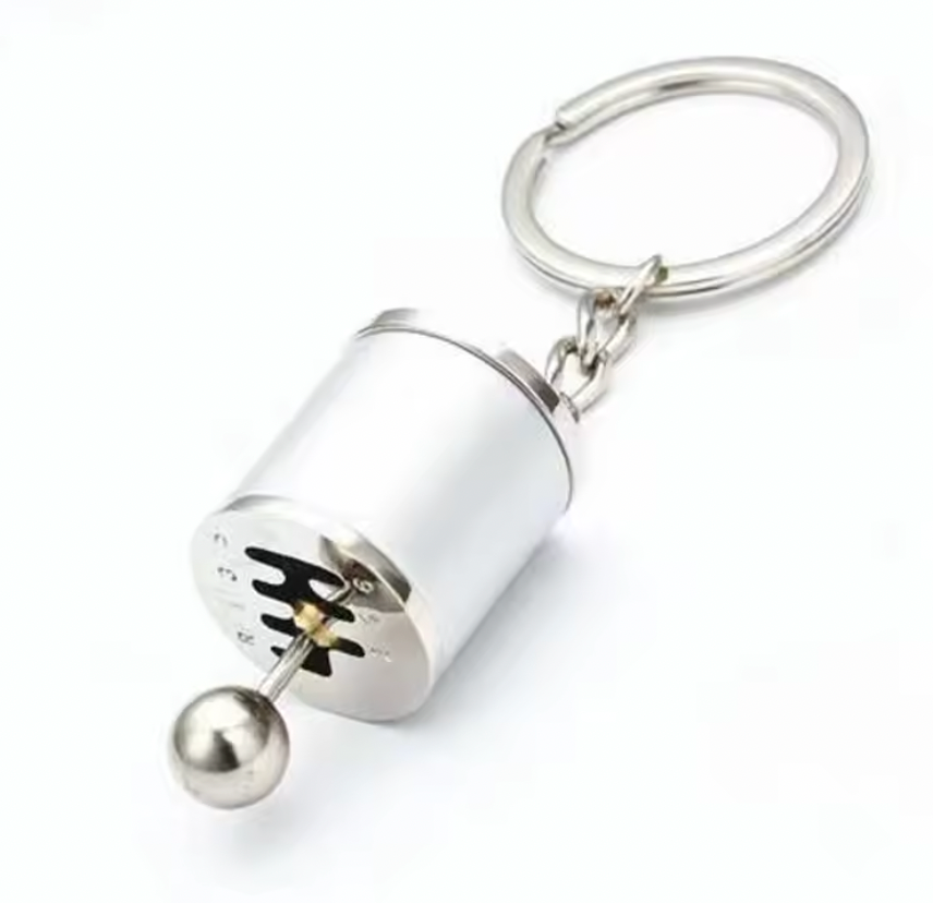 Manual Gear Shift Fidget Keychain