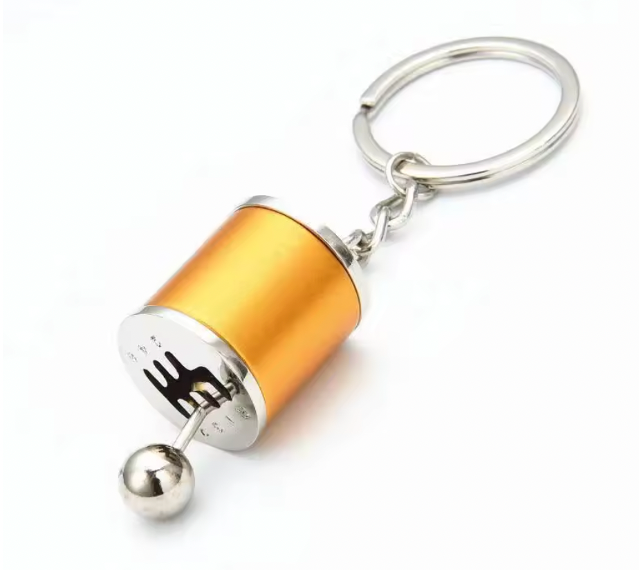 Manual Gear Shift Fidget Keychain